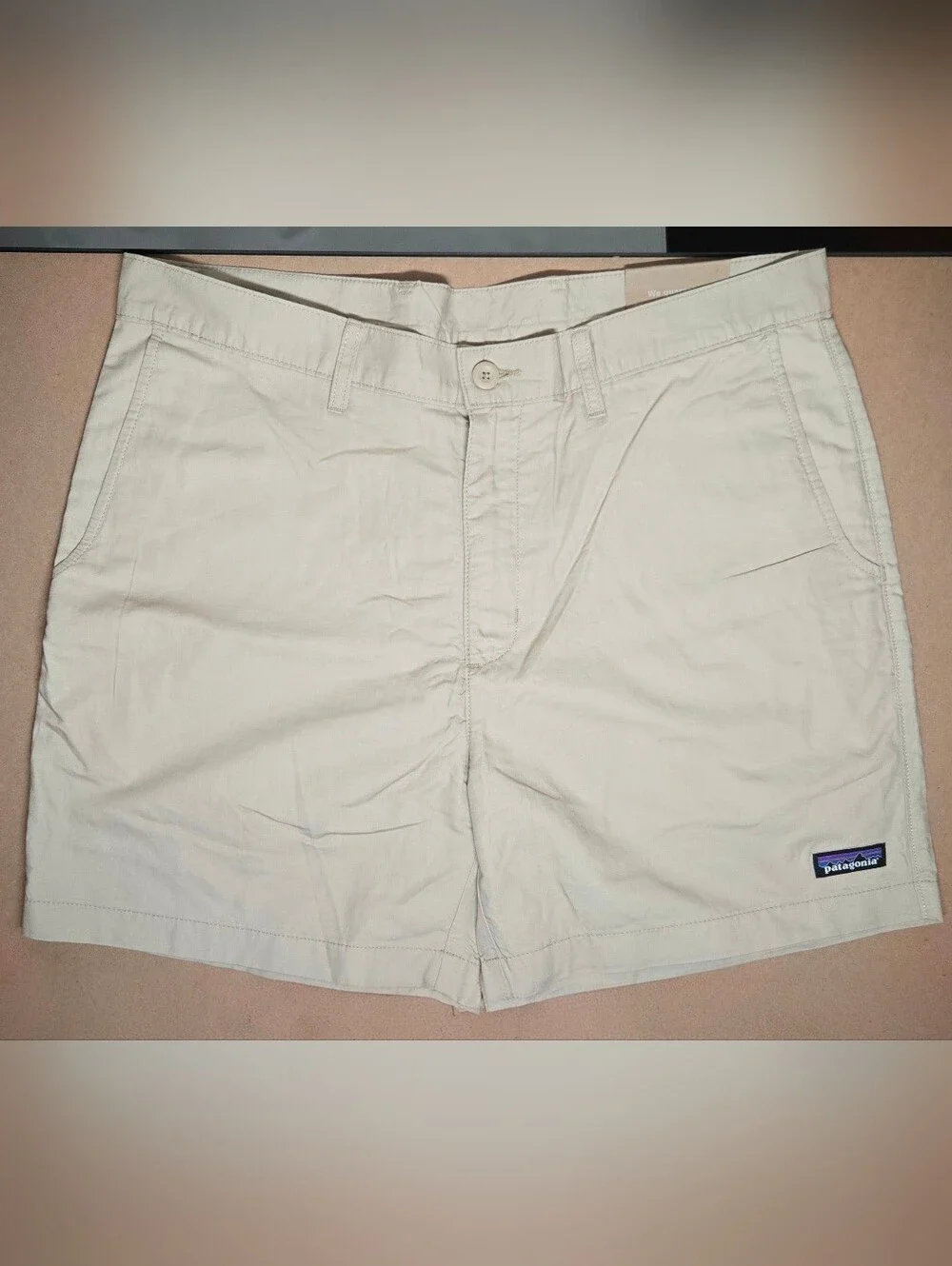 NEW Patagonia Shorts Mens 35/6 Lightweight All-Wear Hemp Hiking Outdoors Khaki